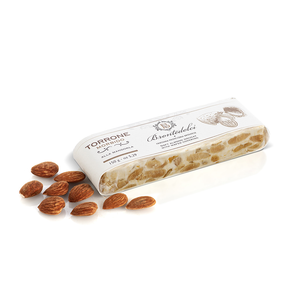 brontedolci-mandel-nougat-torrone-mit-wafer-150g image 1