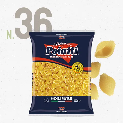 alberto-poiatti-conchiglie-rigate-n-36-muschelpasta-linea-tradizionale image 1