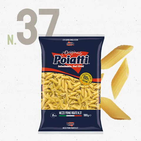 alberto-poiatti-mezze-penne-rigate-n-37-hartweizenpasta-geriffelt image 1