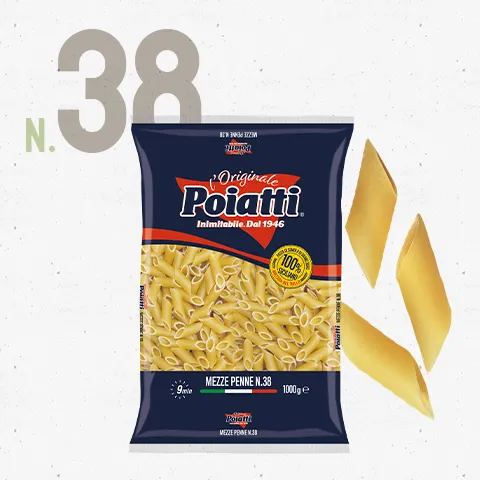 alberto-poiatti-mezze-penne-n-38-linea-tradizionale-hartweizenpasta image 1